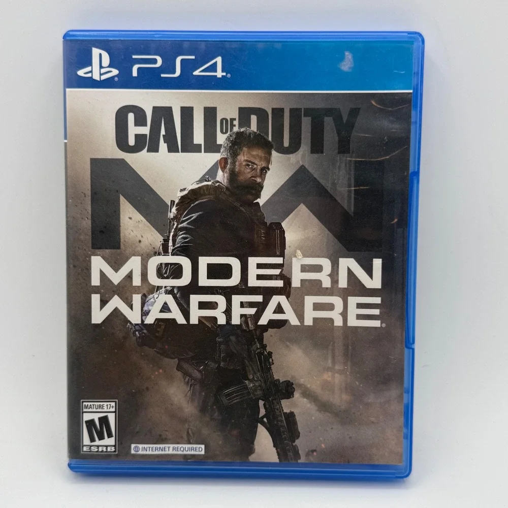 Activision Call of Duty Modern Warfare PS4 Game One Size Blue Excellent Used